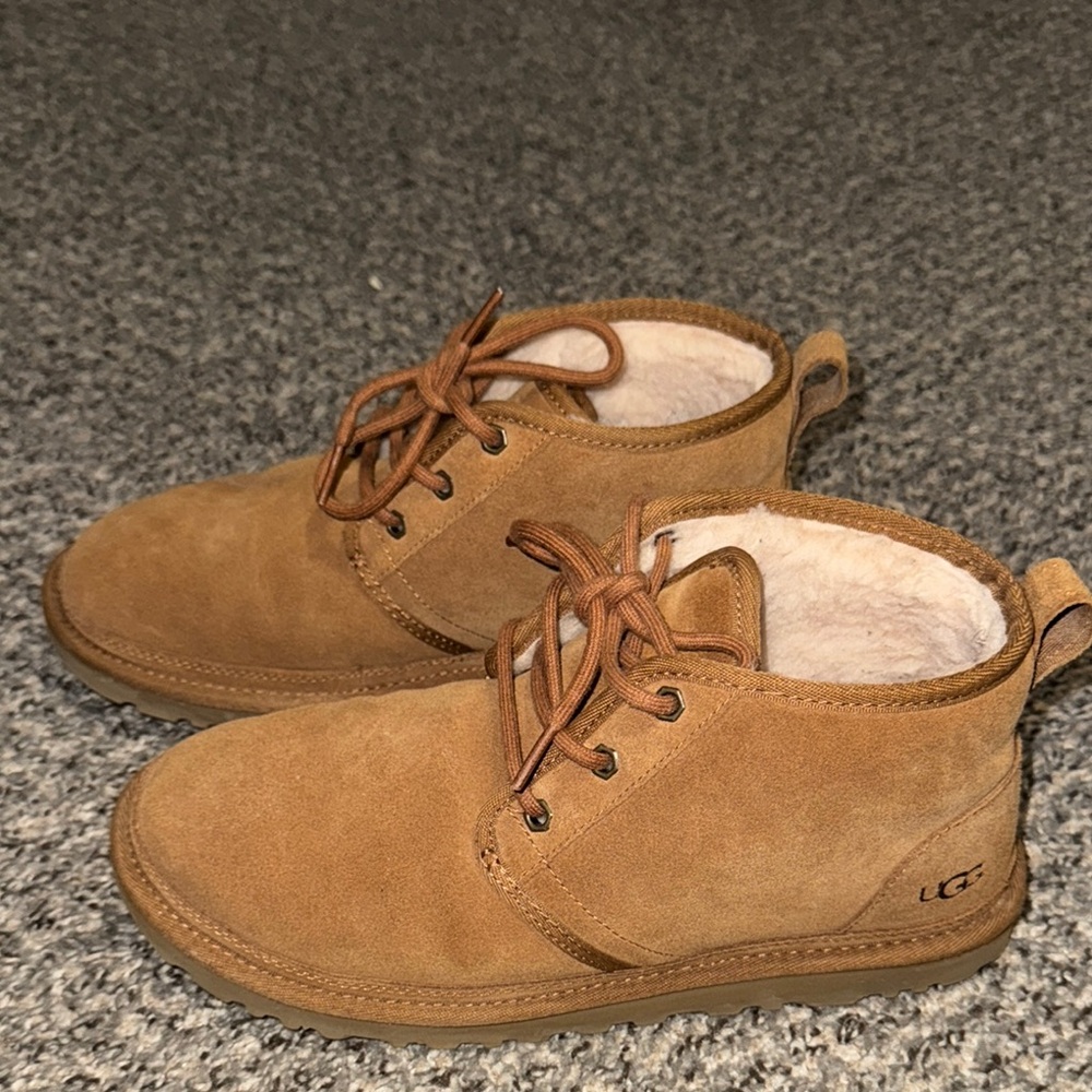 UGG Tan Chukka Boots with Suede Finish